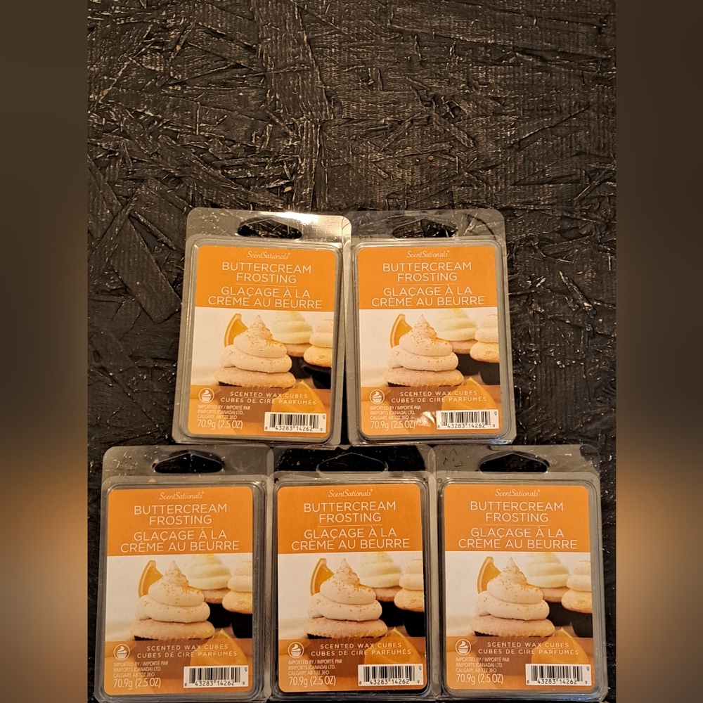 Lot Of 5 New ScentSational Buttercream Frosting Wax Melts